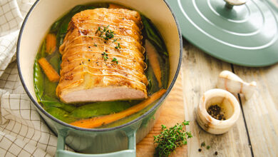 Rôti de veau cocotte légumes