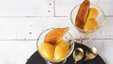 Sorbet patate douce de Caroline du Nord épices