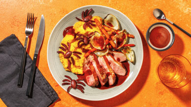 Canette purée courge maléfique