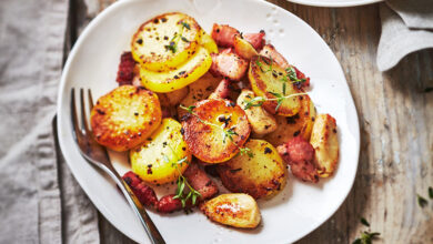 Poêlée pommes de terre poulet