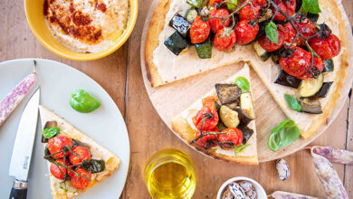 Socca légumes confits crème haricot Vivaldi