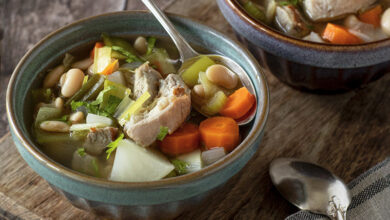 Soupe veau haricots secs