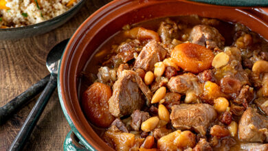 Tajine d’agneau fruits secs