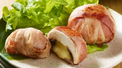 Champignons farcis Morbier AOP