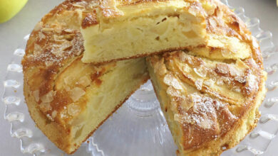 Gâteau grand-mère Pommes du Limousin AOP amandes