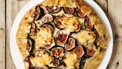 Tarte rustique figues Pélardon AOP