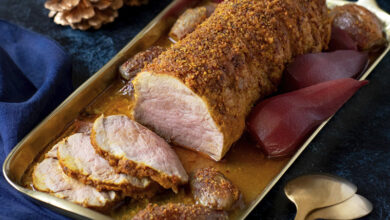 Rôti de veau aux épices