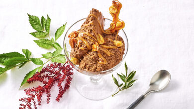 Mousse chocolat, cacahuètes