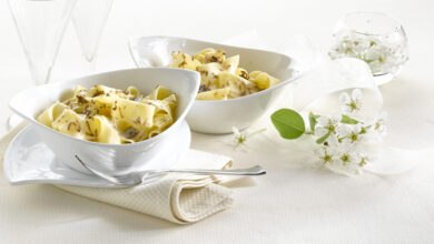 Pappardelles crème de mascarpone et truffes