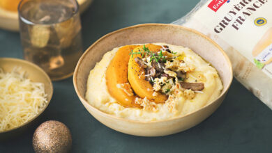 Polenta Gruyère IGP France Entremont potimarron