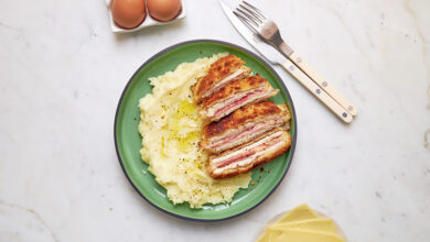 Cordon bleu purée maison