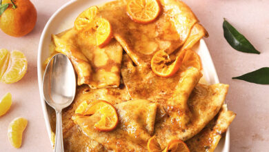 Crêpes Suzette Clémentine de Corse IGP