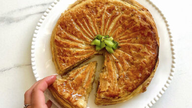Galette des rois frangipane et kiwi
