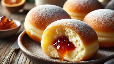 Beignets fourrés confiture