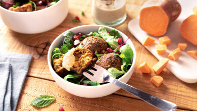 Falafels Patates Douces Caroline du Nord