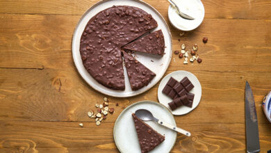 Fondant chocolat glaçage rocher