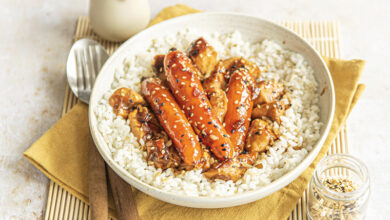 Sésame miel carottes minute Priméale poulet