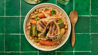 Couscous rapide côtelettes d’agneau