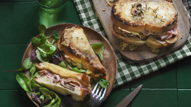 Croque brioché parfumé truffe Beaufort