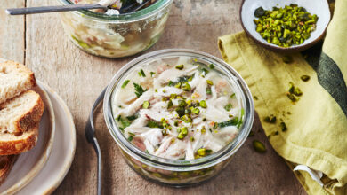 Lapin gelée pistaches