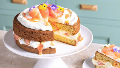 Sponge cake Pamplemousse rose de Floride