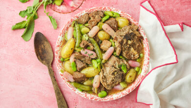 Navarin d’agneau légumes de printemps