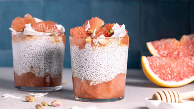 Pudding de chia Pamplemousse de Floride