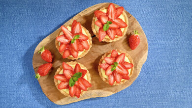 Tartelette fraises crème pâtissière