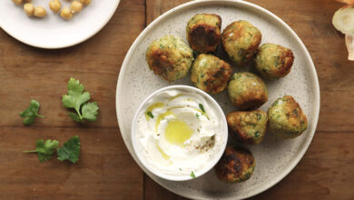 Falafels sauce yaourt