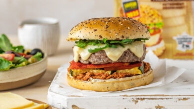 Burger Provençal fromage à Raclette Entremont