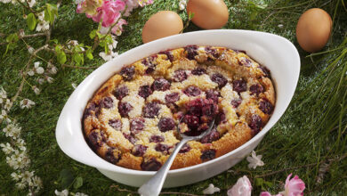 Clafoutis moelleux cerises