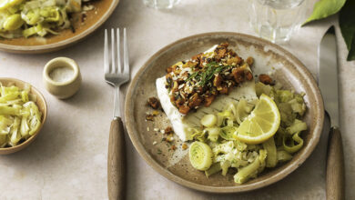 Crumble légumes, carotte, cabillaud, amandes