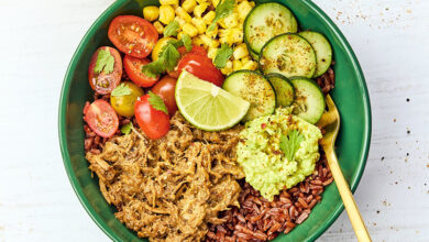 Burrito bowl, Pulled Pork BORDEAU CHESNEL