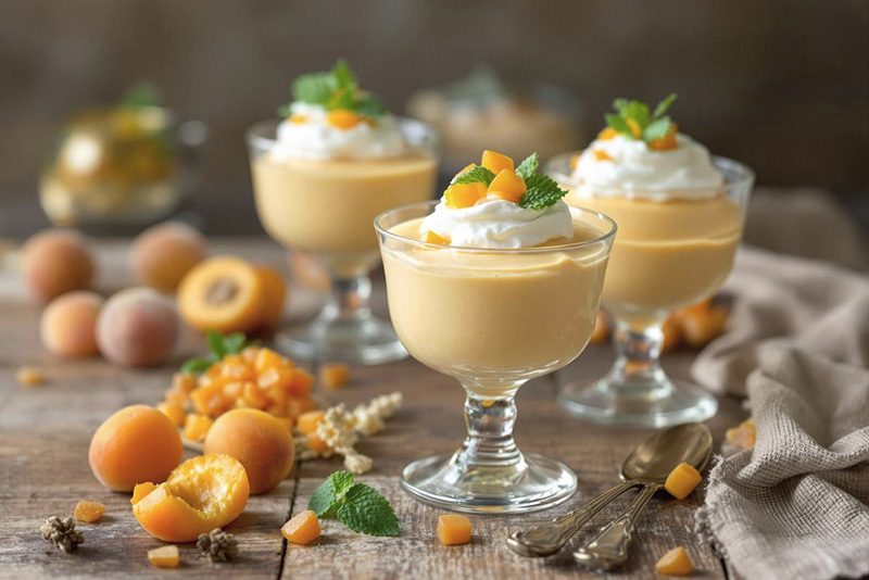 Crème liégeoise abricot