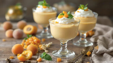 Crème liégeoise abricot