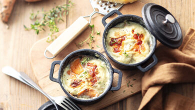 Gratin patates douces