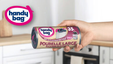 Handy Bag® sac fixation élastique poubelles larges