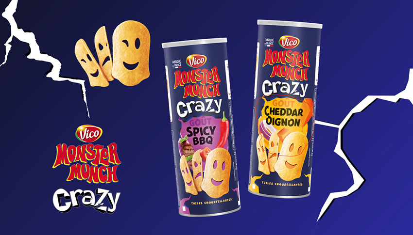 MONSTER MUNCH Crazy - Spicy BBQ Cheddar 