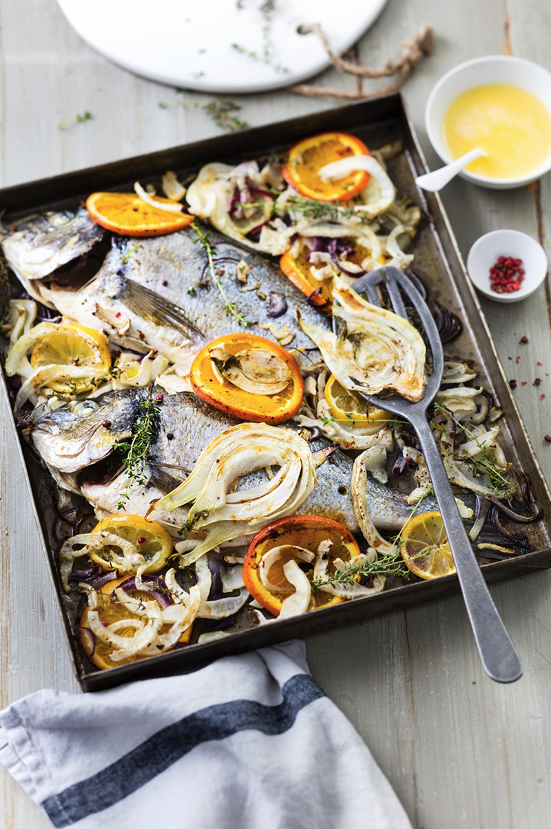 Dorade grillée fenouil