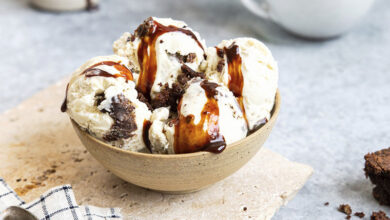 Glace vanille éclats de brownies Crème d’Isigny A.O.P.