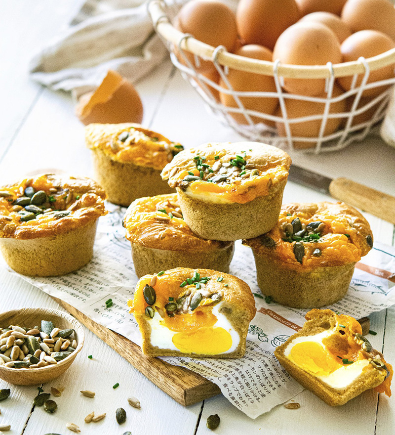 Muffins coréens œufs et fromage