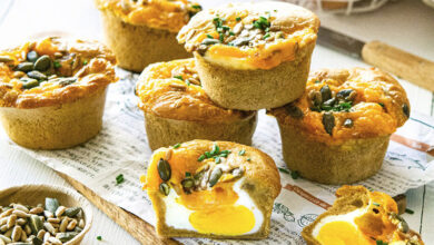 Muffins coréens œufs et fromage