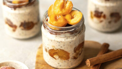 Overnight Oats Mirabelles de Lorraine IGP coque en chocolat