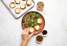 Salade, chèvre chaud confiture de figues