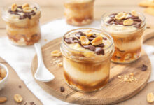 Verrines façon Snickers