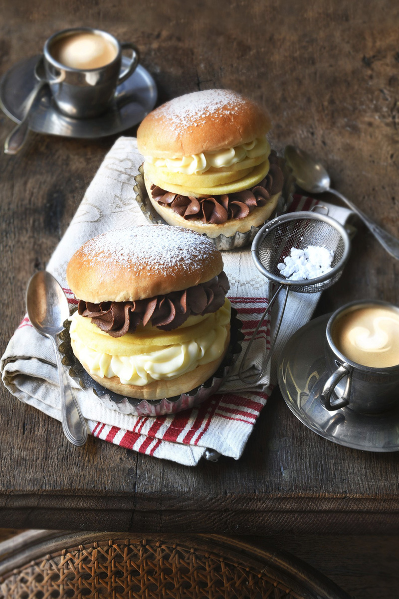 Burger pommes duo de ganaches chocolat 