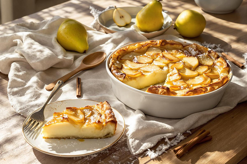 Clafoutis poires cannelle