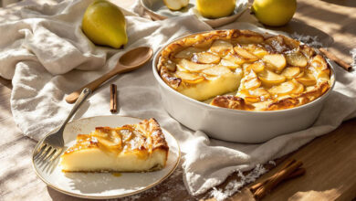 Clafoutis poires cannelle