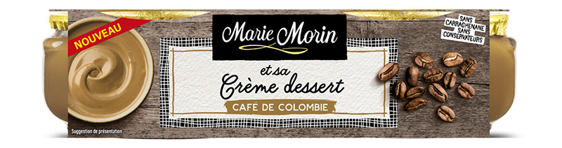 Crème dessert café de Colombie