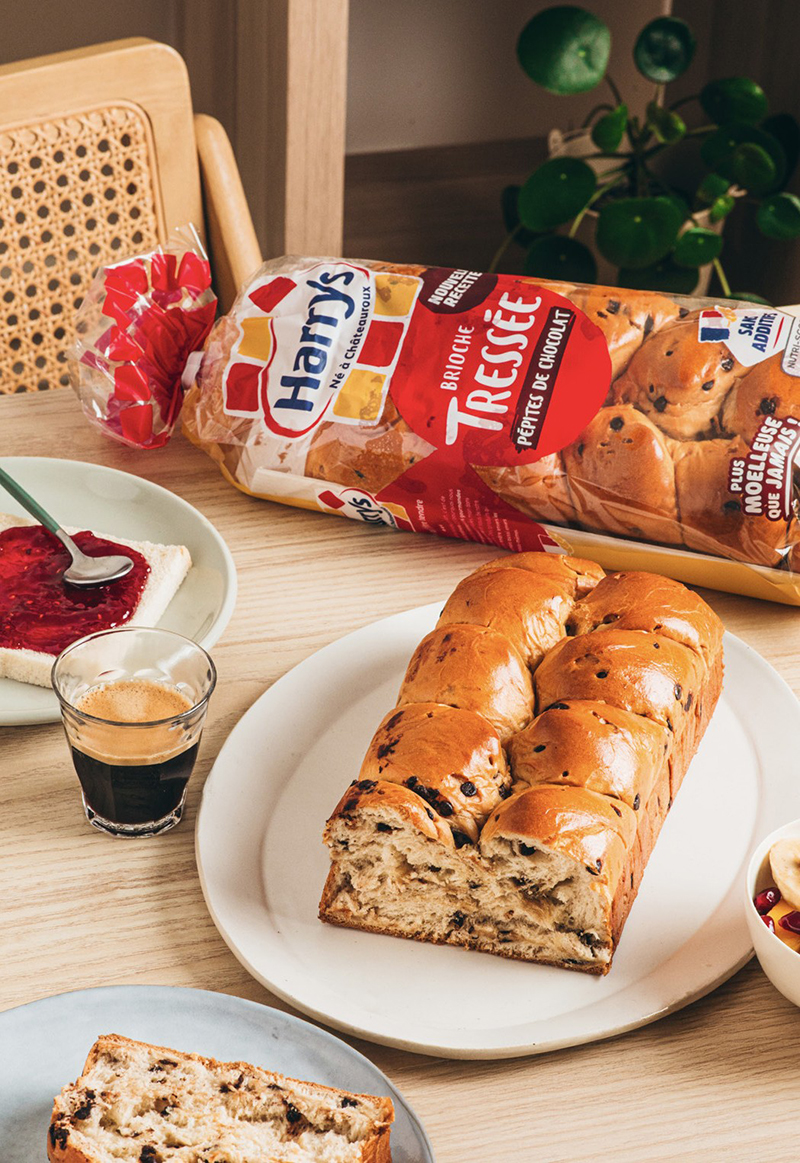Nouvelle Brioche Tressée Pépites de Chocolat Harrys